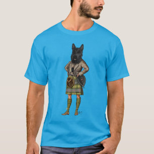 キルトのスコットランドテリア Tシャツ
