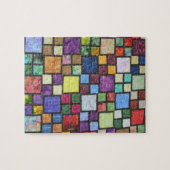 キルトのブロックのジグソーパズル ジグソーパズル (横)