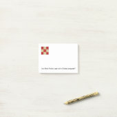 キルトのブロックのポスト・イット ポストイット (デスク上)