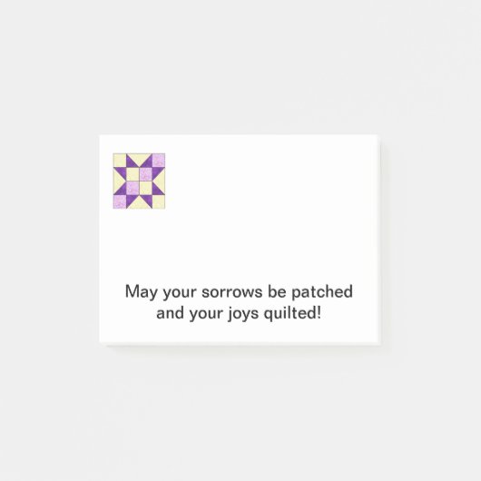 キルトのブロックのポスト・イットB ポストイット (正面)