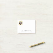 キルトのブロックのポスト・イットE ポストイット (デスク上)