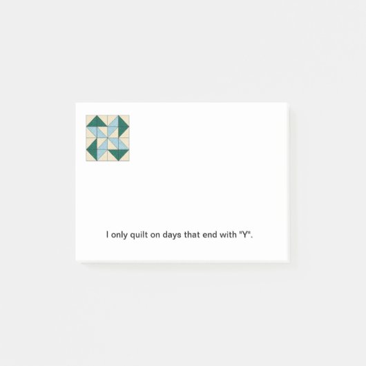 キルトのブロックのポスト・イットG ポストイット (正面)