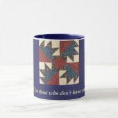 キルトのブロックのマグ マグカップ (中央)