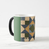 キルトのブロックのマグ モーフィングマグカップ (正面左)