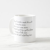 キルトのマグ コーヒーマグカップ (正面左)