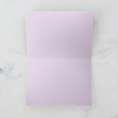 キルトのメッセージカード-オランダ人男性のパズル(紫色か青) カード (内部)