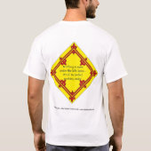 キルトの下 Tシャツ (裏面)