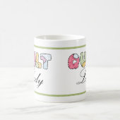 キルトの女性 コーヒーマグカップ (中央)