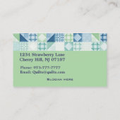 キルトの店の名刺 名刺 (裏面)