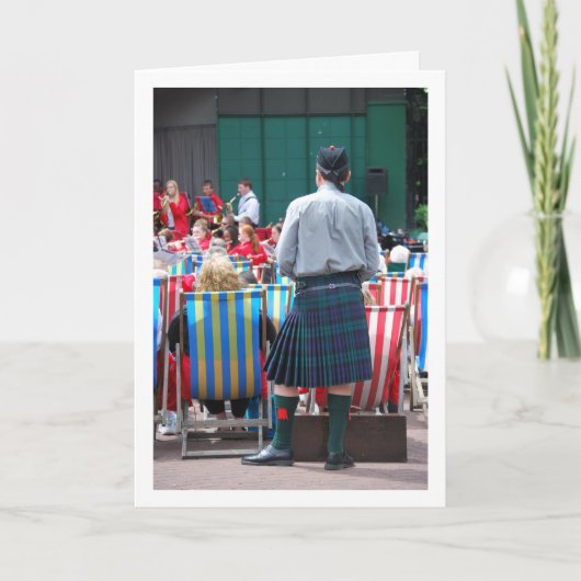 キルトの男 カード (正面)