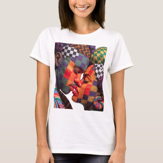 キルトの芸術を祝うTシャツ Tシャツ (正面)