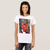 キルトの芸術を祝うTシャツ Tシャツ (正面フル)
