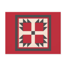 キルトの郵便はがき-闘士のブロック