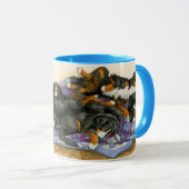 キルトのBerners マグカップ (正面右)