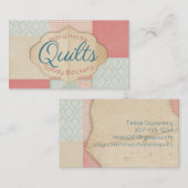 キルトはキルティングの技術のquilterの名刺を妨げます 名刺 (正面/裏面)