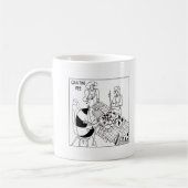 キルトを作る女性の集まり コーヒーマグカップ (左)