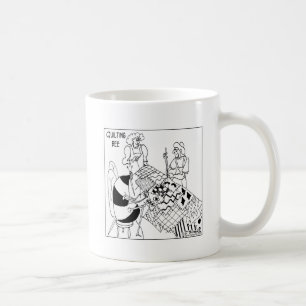 キルトを作る女性の集まり コーヒーマグカップ