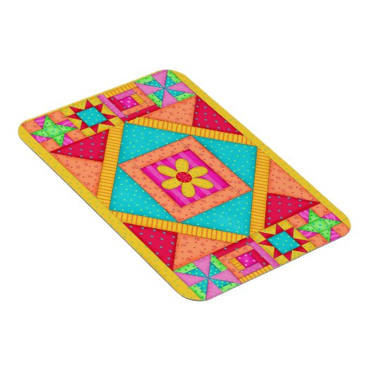 キルトアートフレキシブルマグネット マグネット (右側)