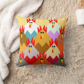 キルトインスパイアの鶏  クッション (ブランケット)