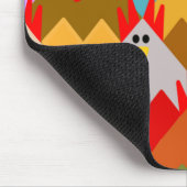 キルトインスパイアの鶏 マウスパッド (コーナー)