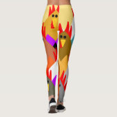 キルトインスパイアの鶏 レギンス (裏面)