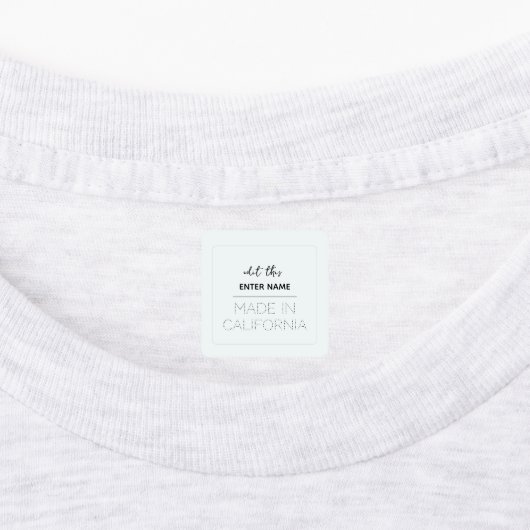 キルトカスタムパーソナライズされたラベル ラベル (貼付)