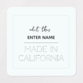 キルトカスタムパーソナライズされたラベル ラベル (デザイン1)