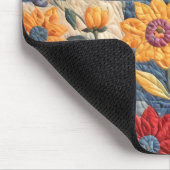 キルトカラフルパターン マウスパッド (コーナー)