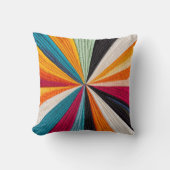キルトカラフルモダンテクスチャパターン クッション (正面)