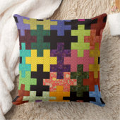 キルトカラフル型枕 クッション (ブランケット)