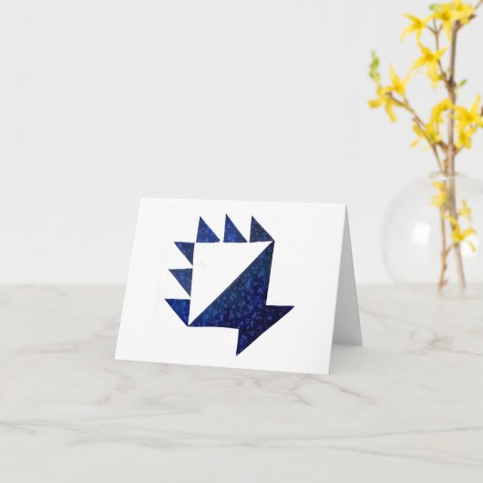 キルトギルド2025 カード (黄色い花)