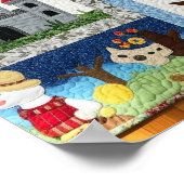 キルトグお洒落ラフィック ポスター (角)