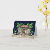 キルトショップのグリーティングカード カード (黄色い花)