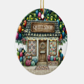 キルトショップセラミックオーナメント セラミックオーナメント (右)