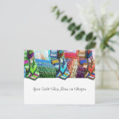 キルトショッププロモーションはがき ポストカード (スタンド正面)