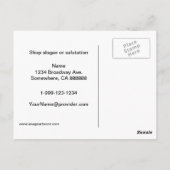 キルトショッププロモーションはがき ポストカード (裏面)