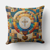 キルトスタイルコミュニオンホスト&チャリスエクスプレシショニスト クッション (裏面)