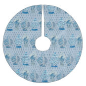 キルトチノセリエジンジャー   ブラッシュドポリエステルツリースカート (正面)