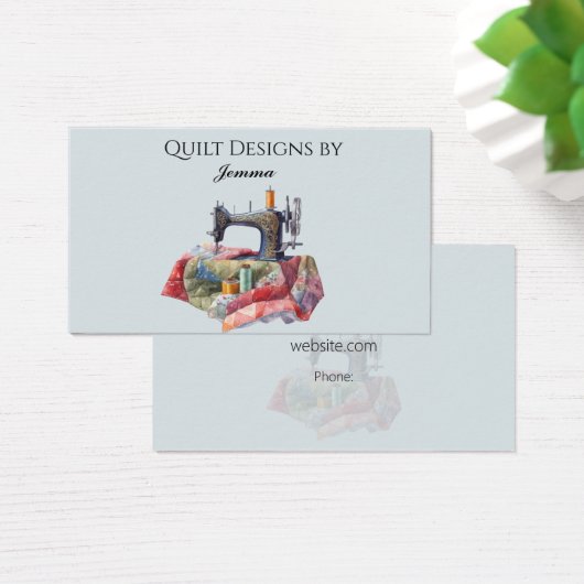 キルトデザイン名刺 (デスク)