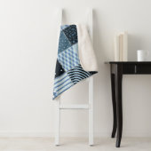 キルトデザイン。縫い目のないパッチワークパターン シェルパブランケット (インサイチュ)