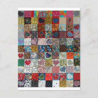 キルトハート ポストカード