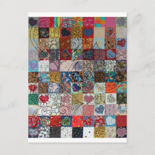 キルトハート ポストカード (正面)