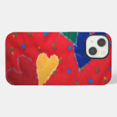 キルトハート iPhoneケース (裏面横)