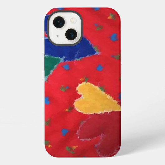 キルトハート iPhoneケース (裏面)