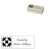 キルトパターン(クリエイティブスタンプ) ラバースタンプ (押印)