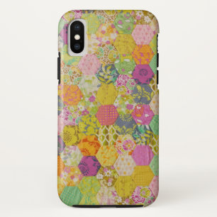 キルトパターン iPhone X ケース