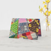 キルトパタ熱狂するン考えるの君たち カード (黄色い花)