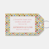 キルトビジネス熱狂するギフトラベル ギフトタグ (正面(横))