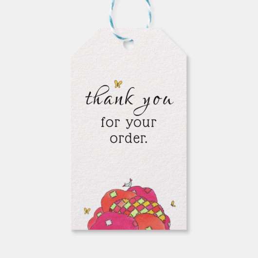 キルトビジネスWebサイト製品ありがとうラベル ギフトタグ (裏面)