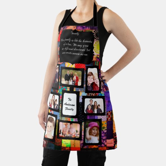 キルトフォトフレーム写真の追加 エプロン (インサイチュ)